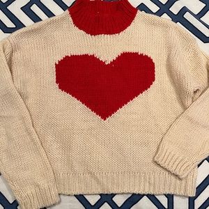 Forever 21 Heart Sweater